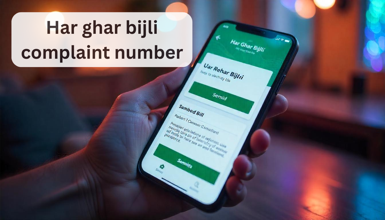 har ghar bijli complaint number