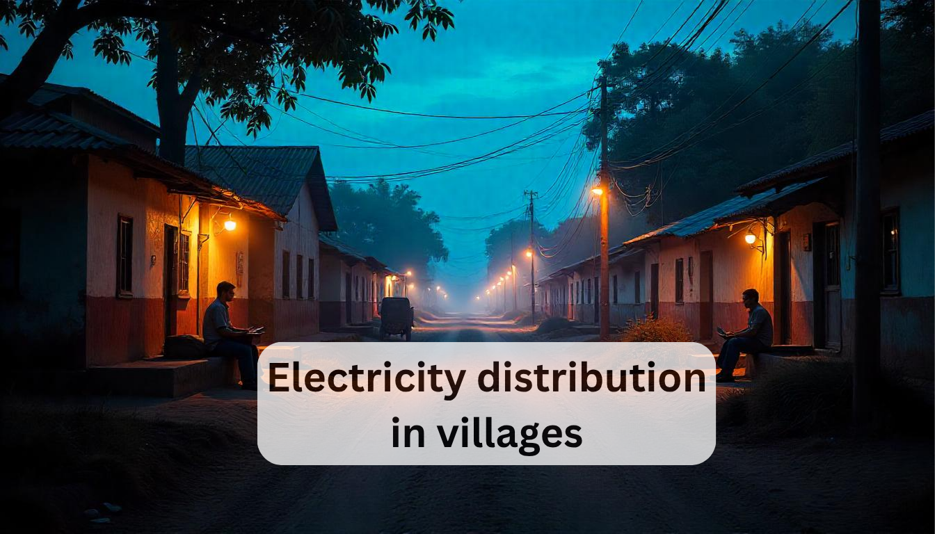 Electricity distribution in villages 1