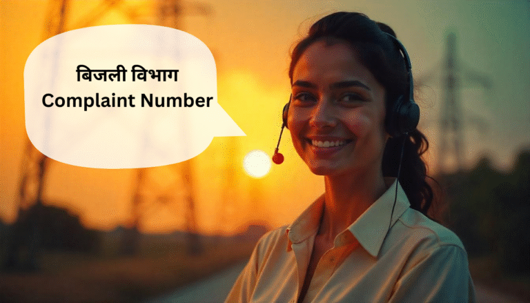 बिजली विभाग Complaint Number भारत में: हेल्पलाइन नंबर और शिकायत कैसे करें
